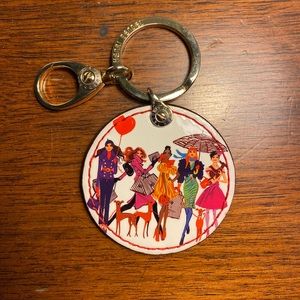 HENRI BENDEL Izak Zenou Illustrated Key Chain